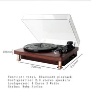 Retro Dust-proof Vinyl Record Player